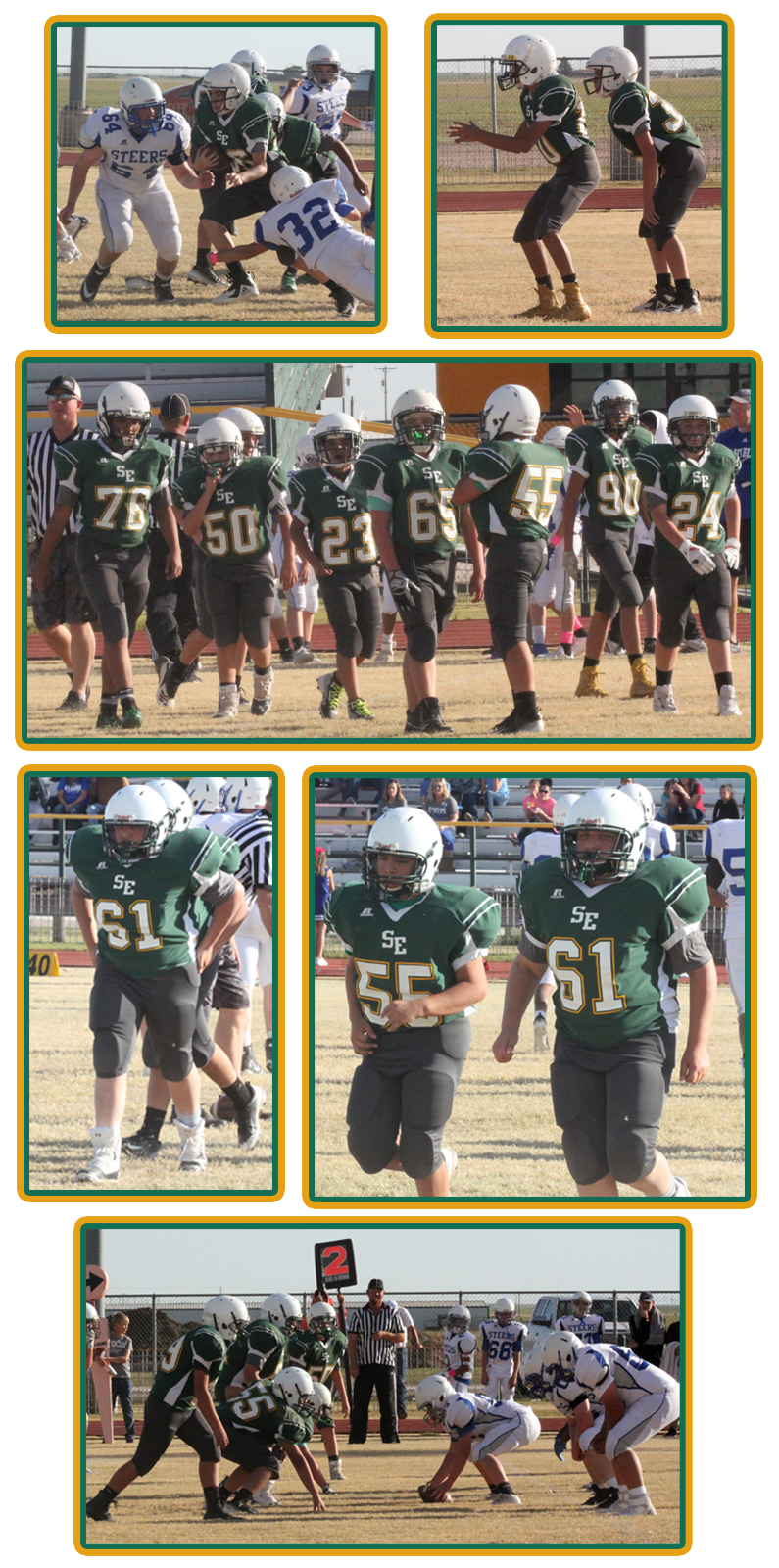 SpringlakeEarth Junior High School JH vs Farwell game